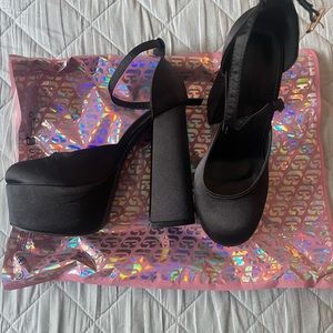 SHEIN platform ankle strap heels💋